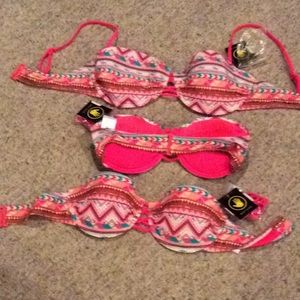 Body glove, patted bikini top